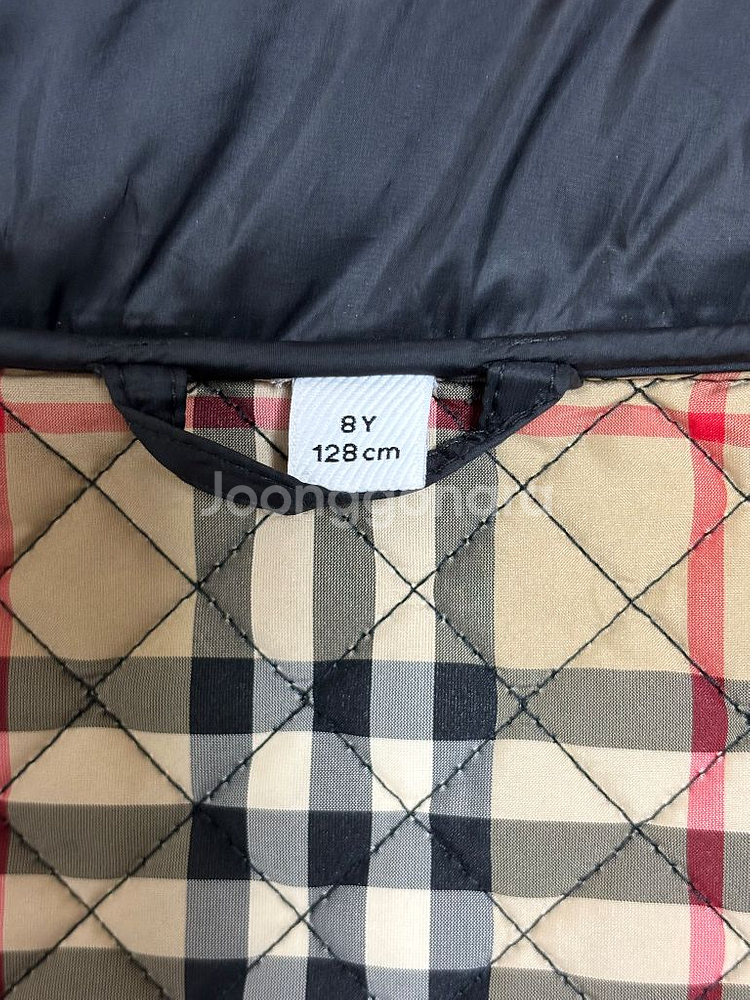 버버리키즈 퀼팅조끼--2