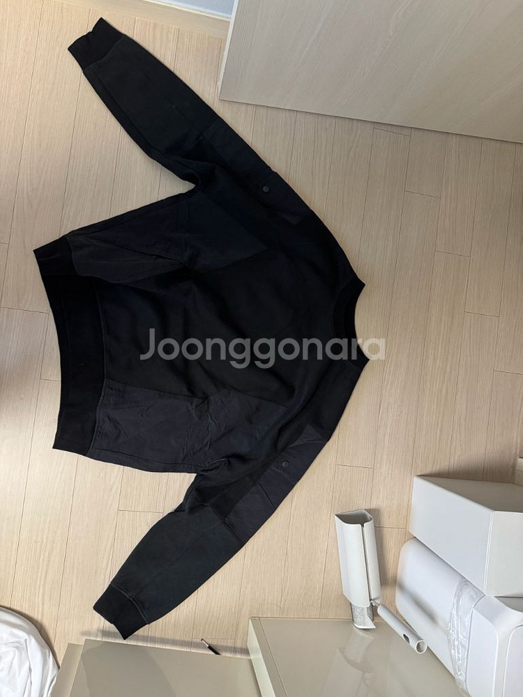한섬 시스템옴므 나일론 맨투맨 셋업 100--0