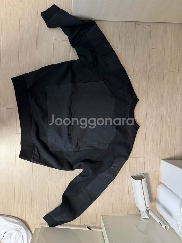 한섬 시스템옴므 나일론 맨투맨 셋업 100--1