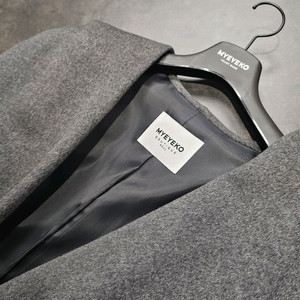 마이아이코 숄 카라 핸드메이드 캘리 코트