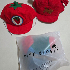 타이니비기 멀티캡+베베드피노 모자 2개일괄