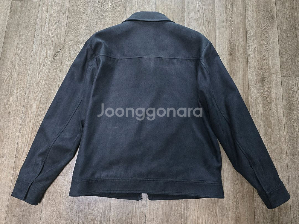 마인드브릿지 스웨이드 트러커 점퍼 다크그레이 팝니다--3