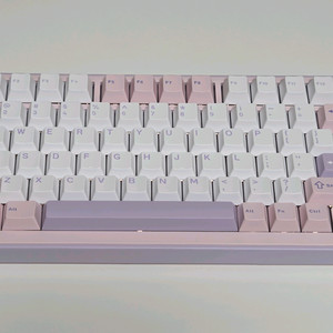 yunzii b75 pro 핑크색 키보드 (손윤활 완료