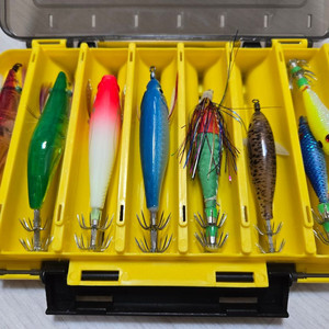 쭈갑 LED 에기 형광 야광 에기세트 쭈꾸미 갑오징어