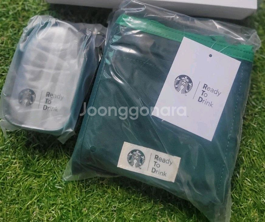 스타벅스 레디백 장바구니 가방 숄더백 키링파우치세트--1