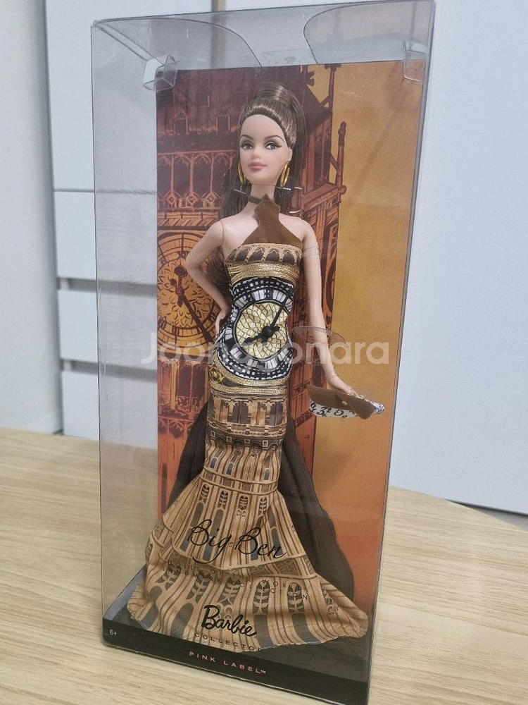 바비 빅벤 컬렉션 핑크 라벨 인형--0