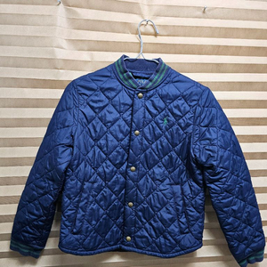 폴로 키즈 퀼팅자켓 블루종 점퍼 사이즈 M(10-12)