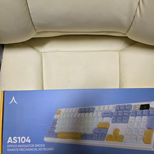 단순개봉) 앱코 as104 슈팅스타축 풀배열 키보드 팔아요