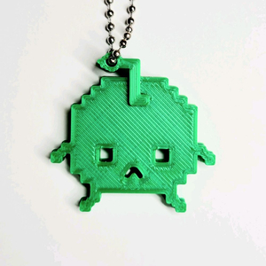 청사과 8비트 키링 키체인