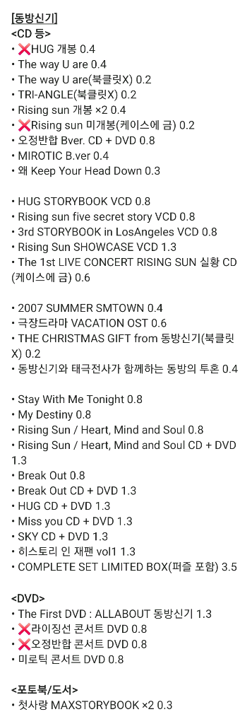 김준수 동방신기 JYJ DVD 앨범 CD 엠디 MD--2