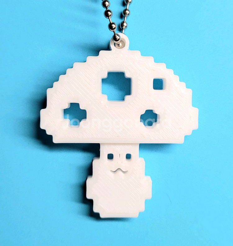 버섯 머쉬룸 8비트 키링 키체인--0