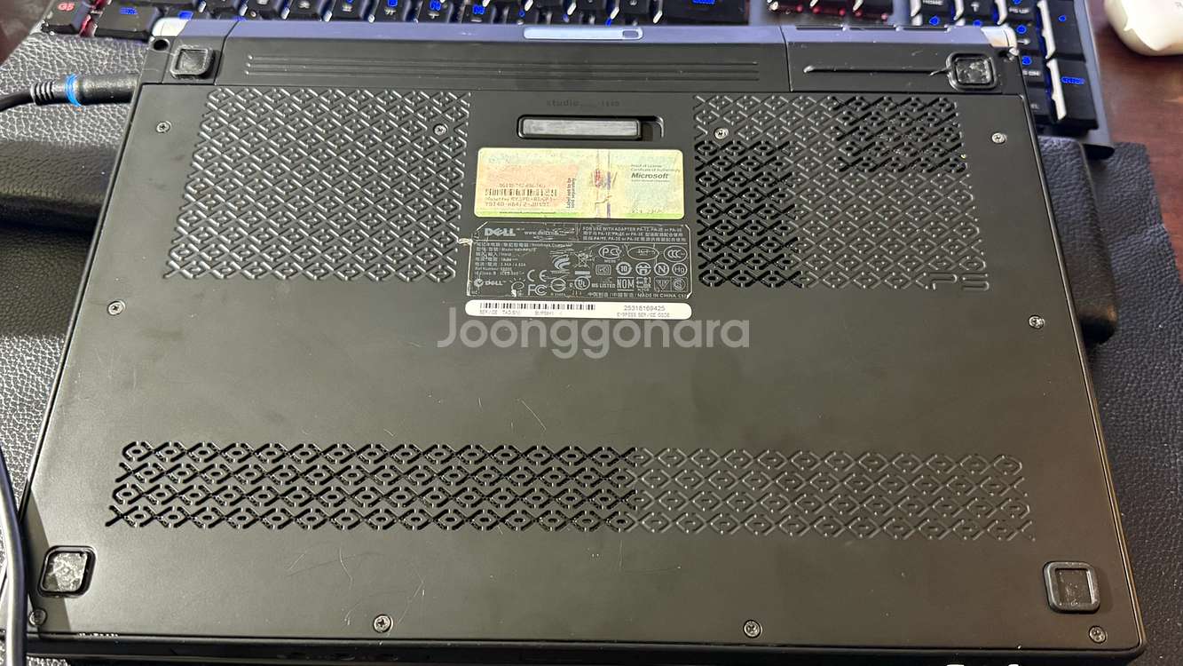 Dell studio xps pp17s 노트북--8