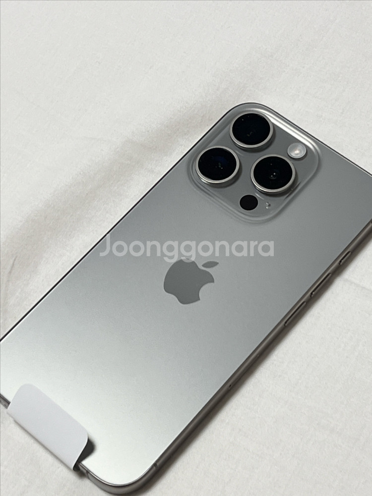 아이폰 15 Pro 프로 내츄럴 티타늄 리퍼폰 128G--1
