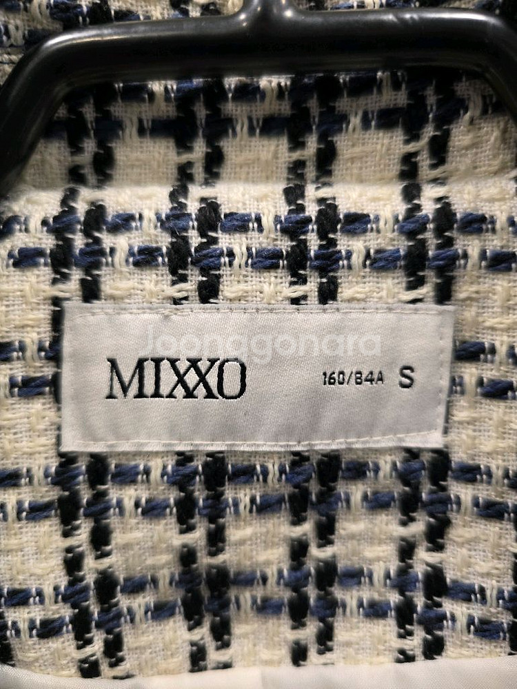 미쏘 MIXXO 트위드 자켓 55~66--6