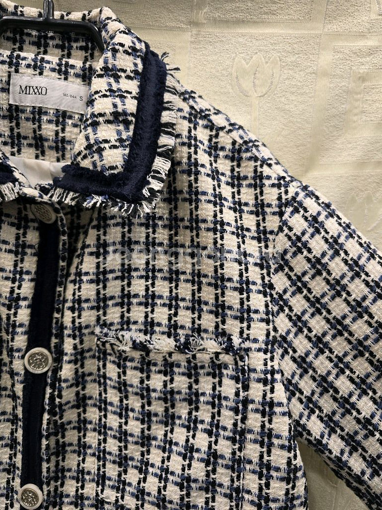 미쏘 MIXXO 트위드 자켓 55~66--2