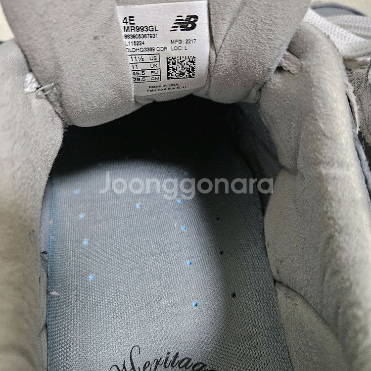 [295, 4E] 뉴발란스 993 Made in USA--5