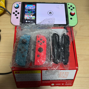 스위치 OLED 화이트(화이트조이콘X) 젤다 에디션