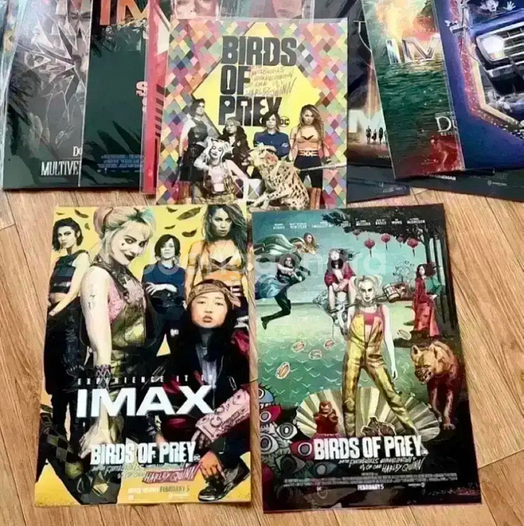 버즈오브프레이 A3포스터 할리퀸 마고로비 영화굿즈--0