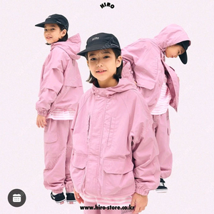 히로 블랭크 나일론팬츠 핑크 160