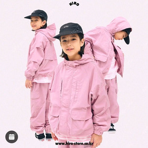 히로 블랭크 나일론팬츠 핑크 160