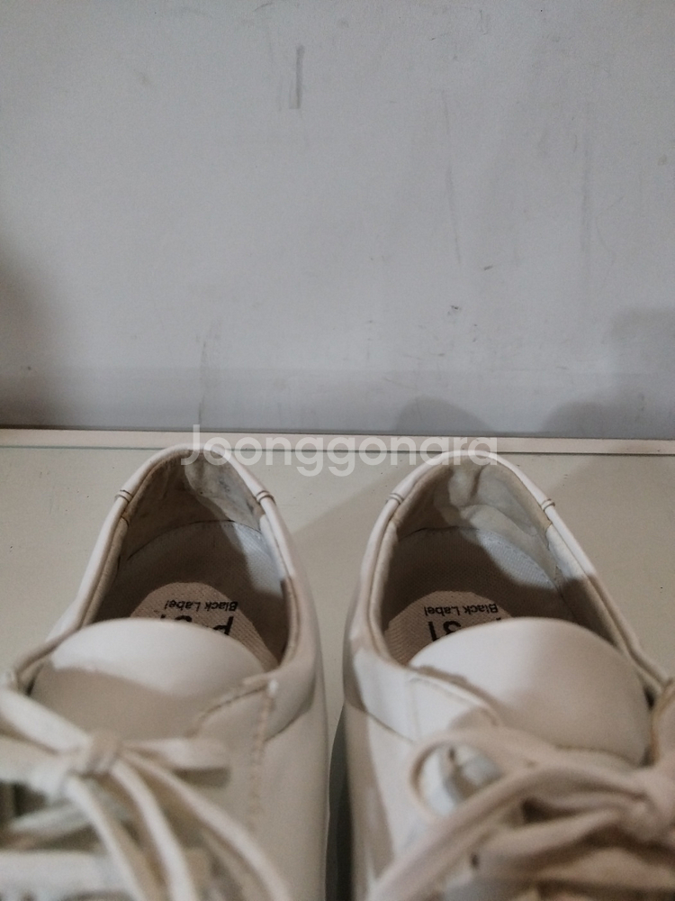 45 290mm P-31 스니커즈 블랙라벨 화이트--4