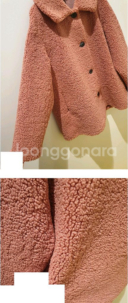 DEWL 듀엘 , 양면 테디베어 무스탕 코트--2