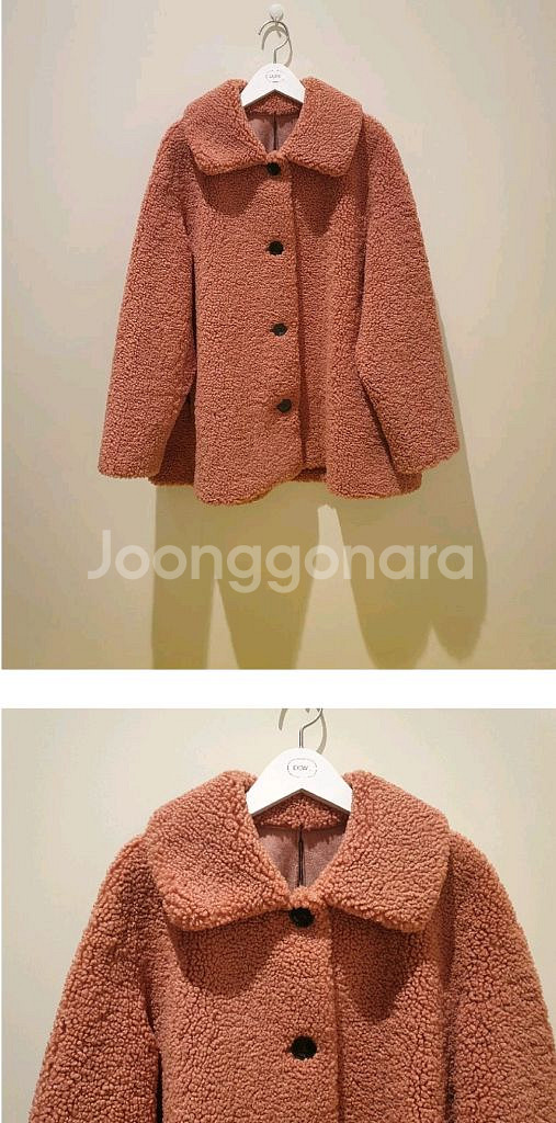 DEWL 듀엘 , 양면 테디베어 무스탕 코트--1