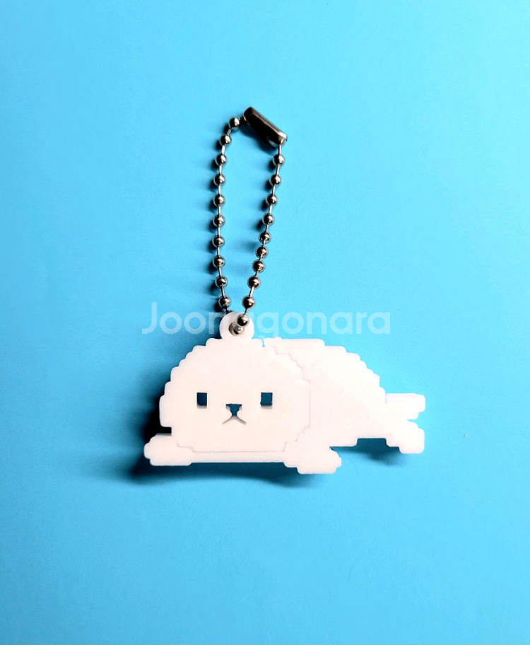 하프 물범 8비트 키링 키체인--2