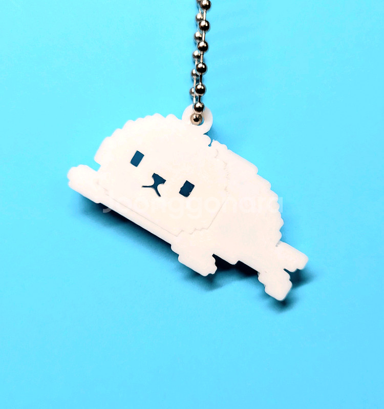 하프 물범 8비트 키링 키체인--4