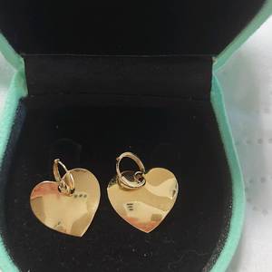 14k 하트 웨이브 귀걸이