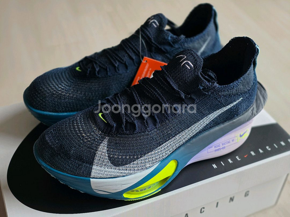 나이키 알파플라이3 옵시디언 색상 285--0