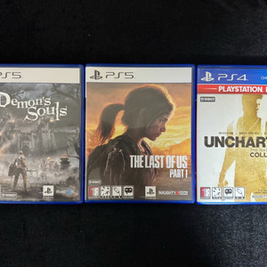 PS4언차티드 컬렉션,데몬즈소울,라스트오브어스 판매