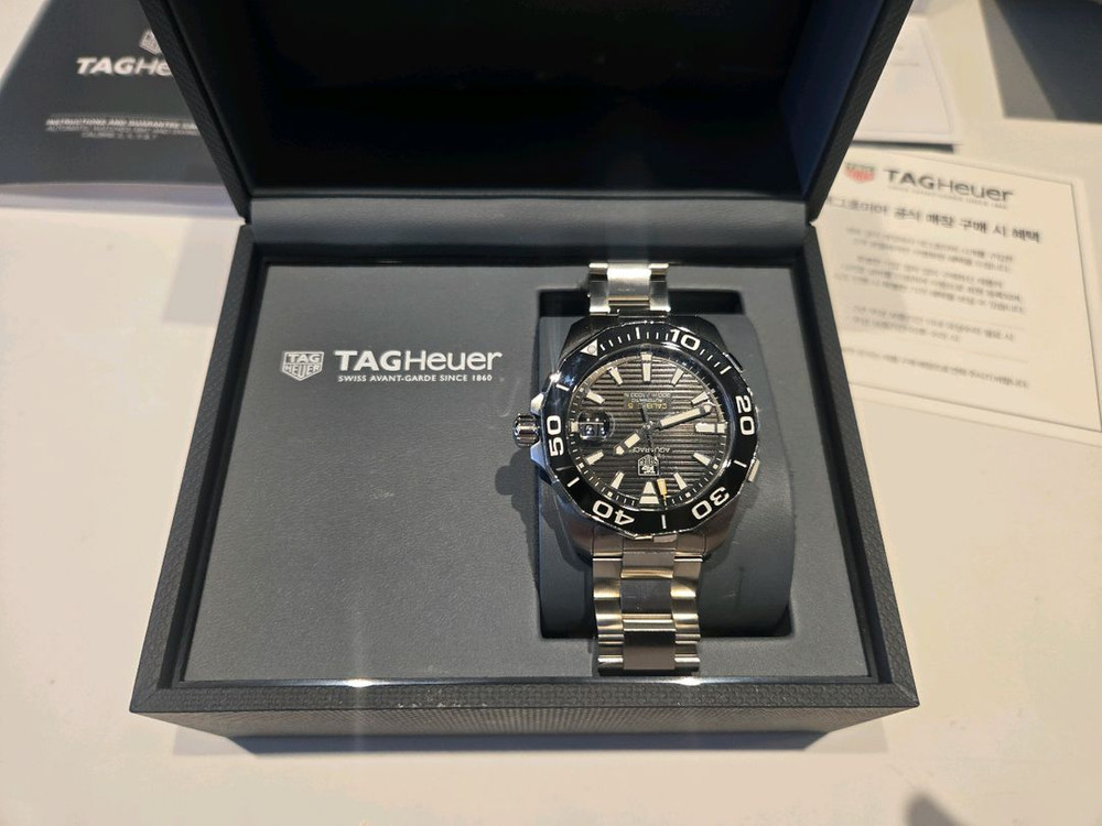 태그호이어 아쿠아레이서 오토매틱 판매합니다.(풀박스)--2