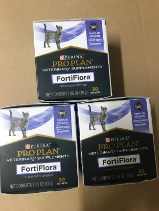 고양이 유산균 퓨리나 프로플랜 포티플로라 간식 사료--0