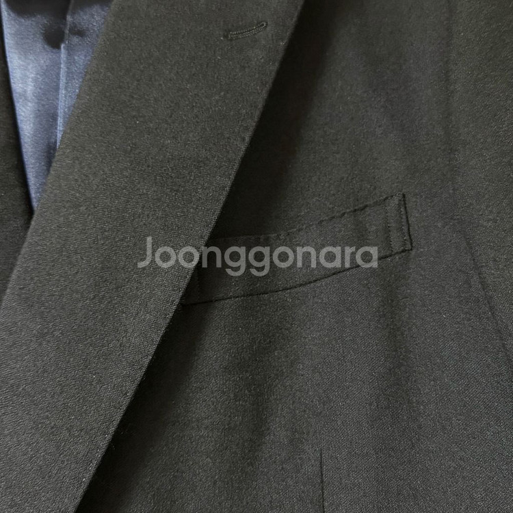 (착샷O) 일본 수입 모 100% 더블자켓 블랙네이비--6