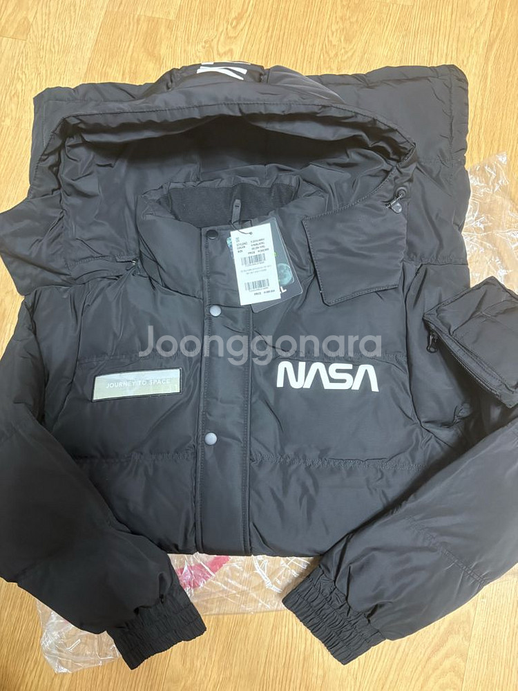 NASA 구스다운 롱패딩 새상품 85사이즈--1