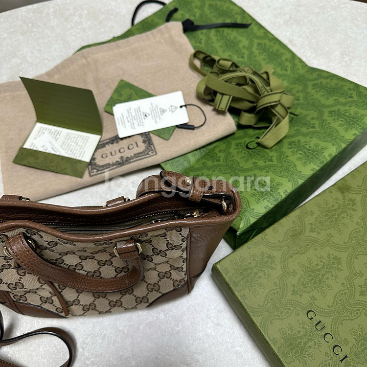 (급처) 구찌 캔버스 토트백 팝니다--0