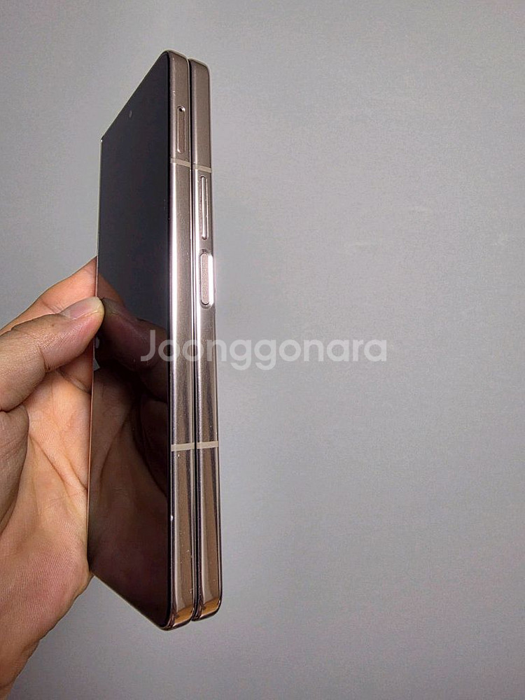 자급제 갤럭시 Z 폴드4 베이지 상태 굿--0