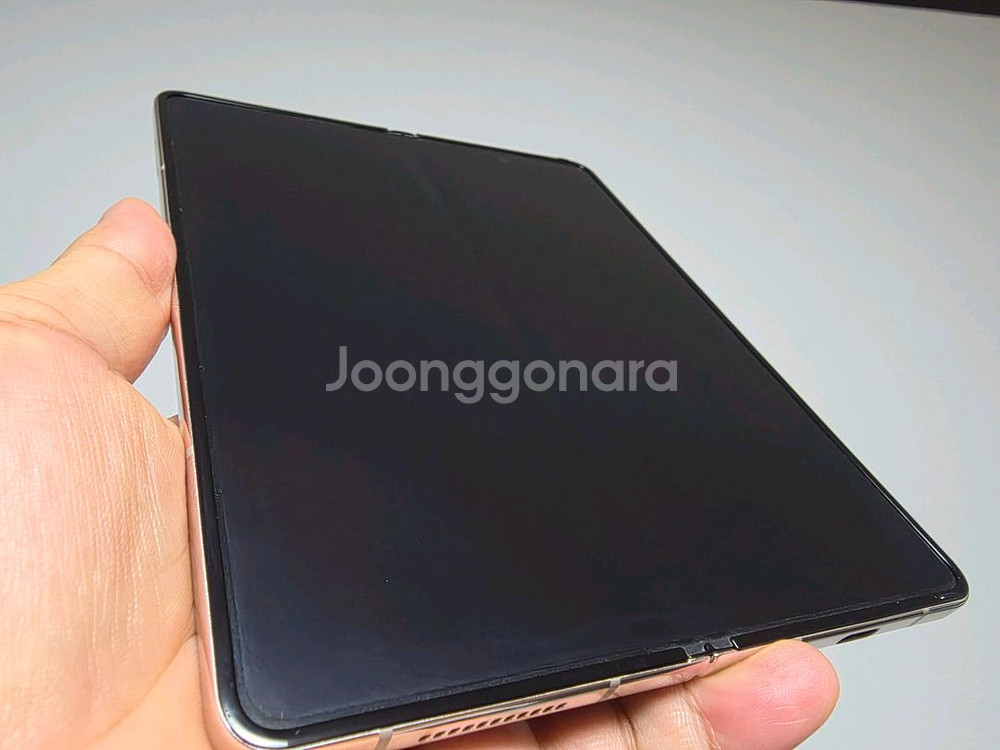 자급제 갤럭시 Z 폴드4 베이지 상태 굿--8
