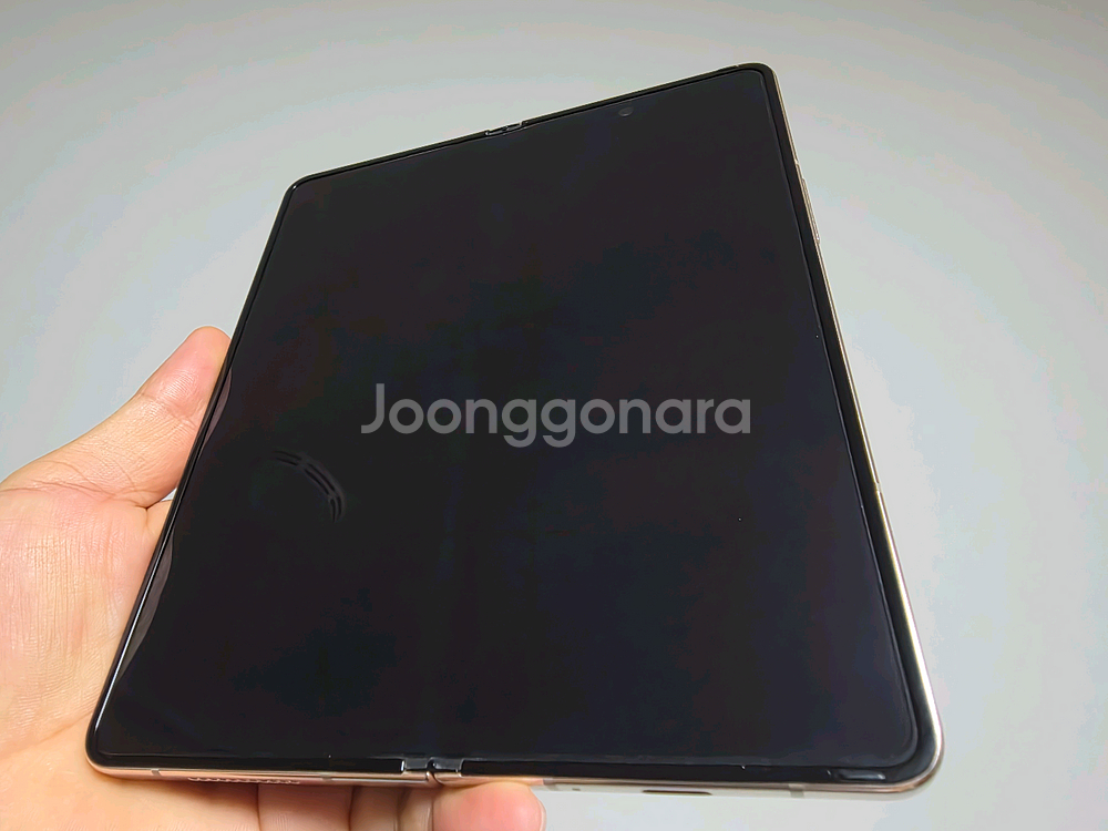 자급제 갤럭시 Z 폴드4 베이지 상태 굿--9