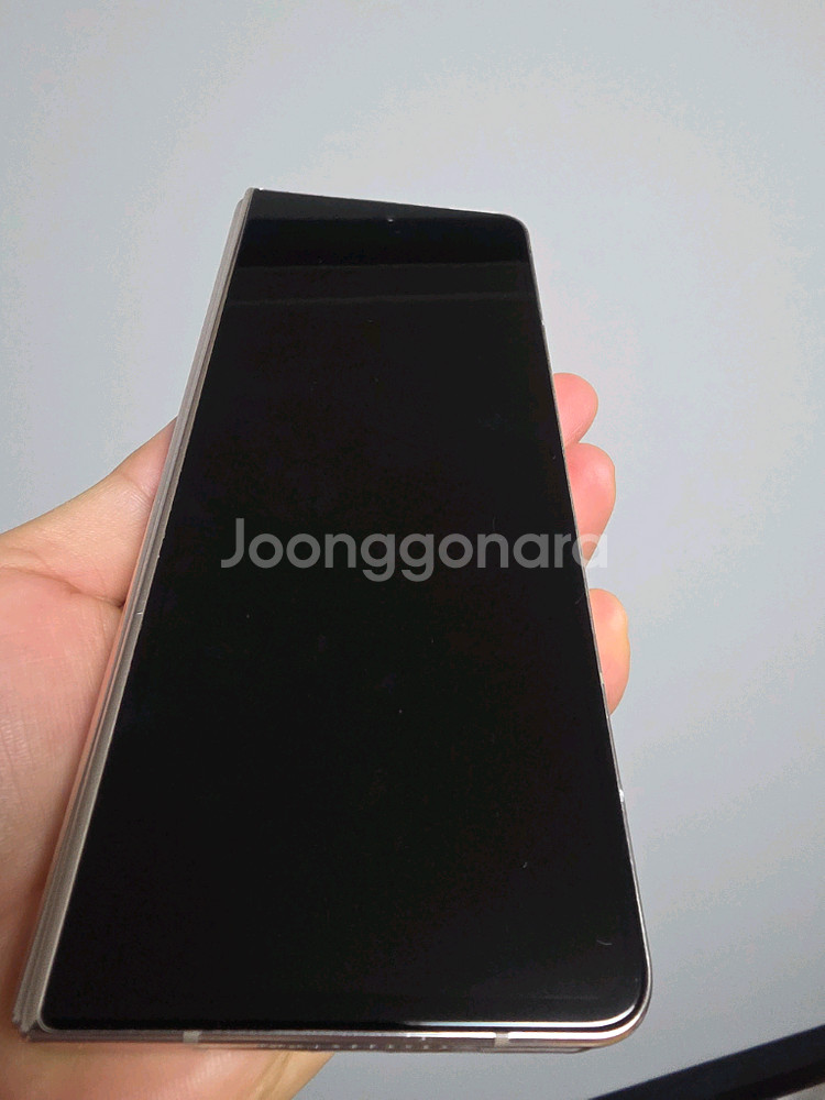 자급제 갤럭시 Z 폴드4 베이지 상태 굿--10