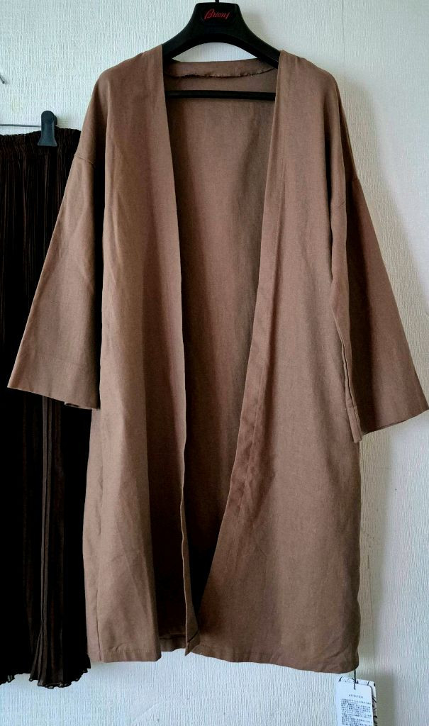 일제 플리츠 탑+일제 양면 플리츠롱스커트+롱자켓가디건 이미지