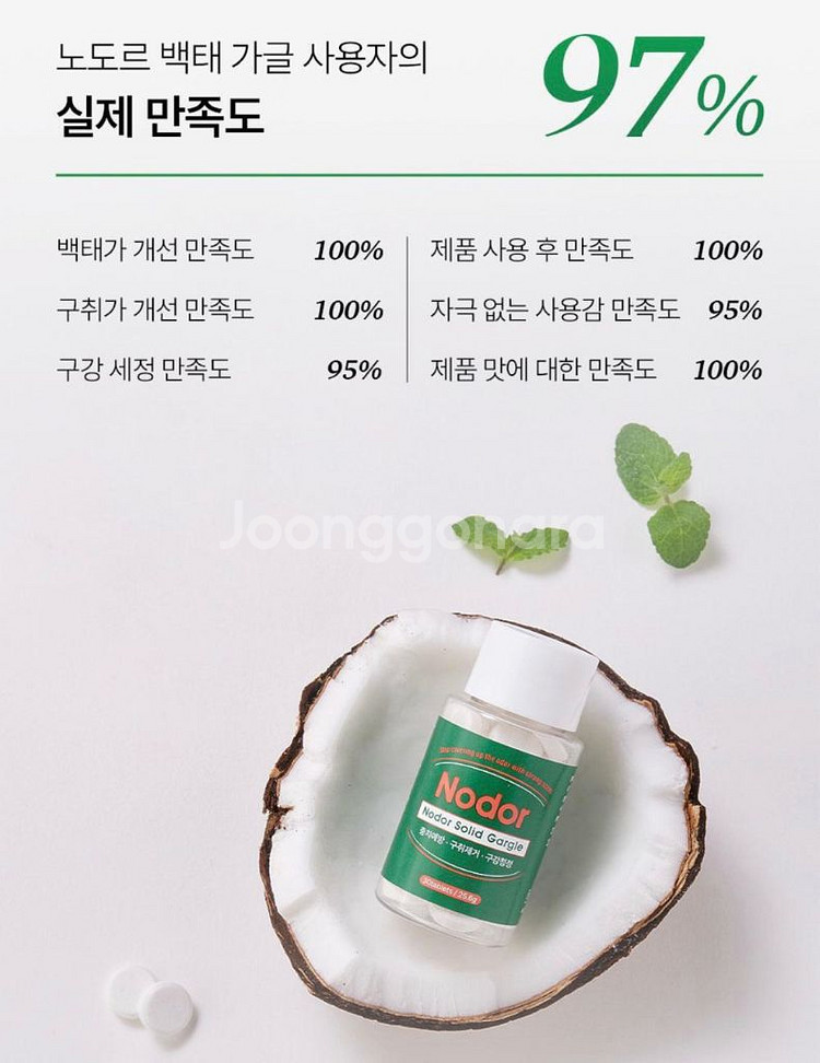 노도르 고체가글 30정--3