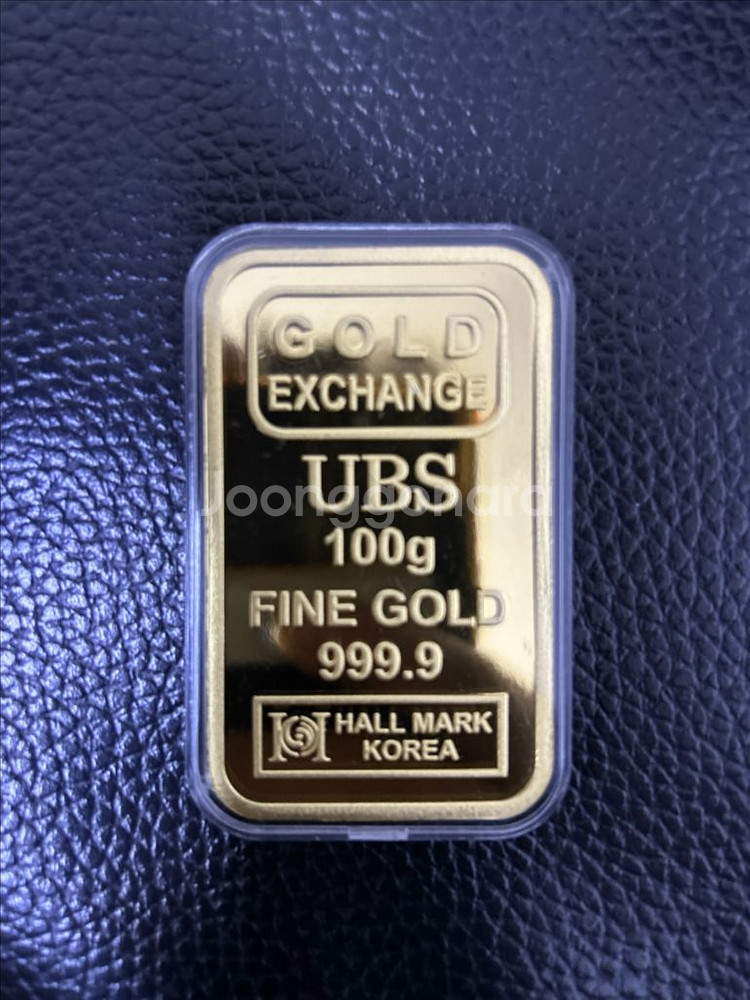 GBK. UBS. 골드바 . 주물금--0