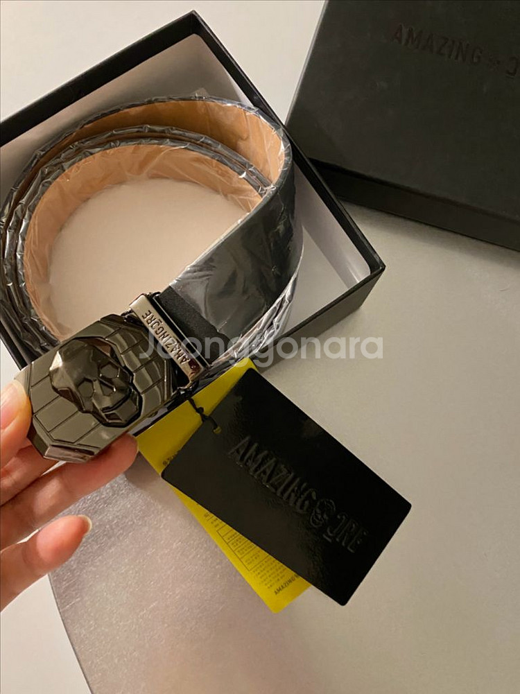 어메이징크리 남성 골프 벨트 (볼마커가능)--1