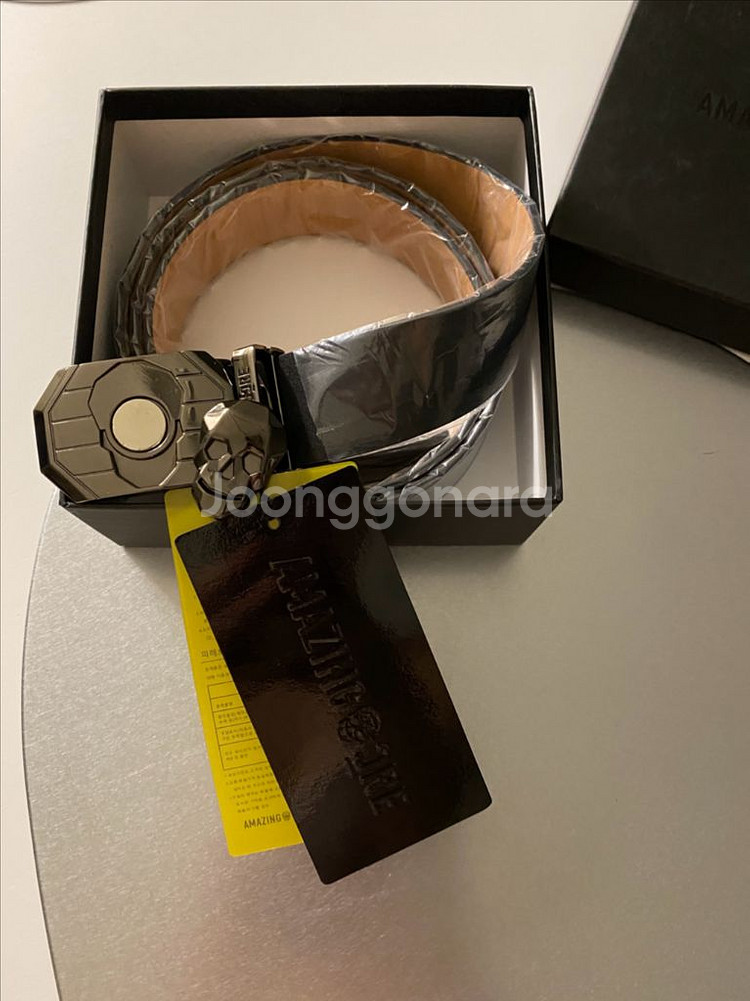 어메이징크리 남성 골프 벨트 (볼마커가능)--2