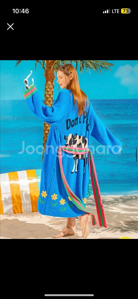 (새상품) 위글위글- 라운지 로브 - Dont Pani--3