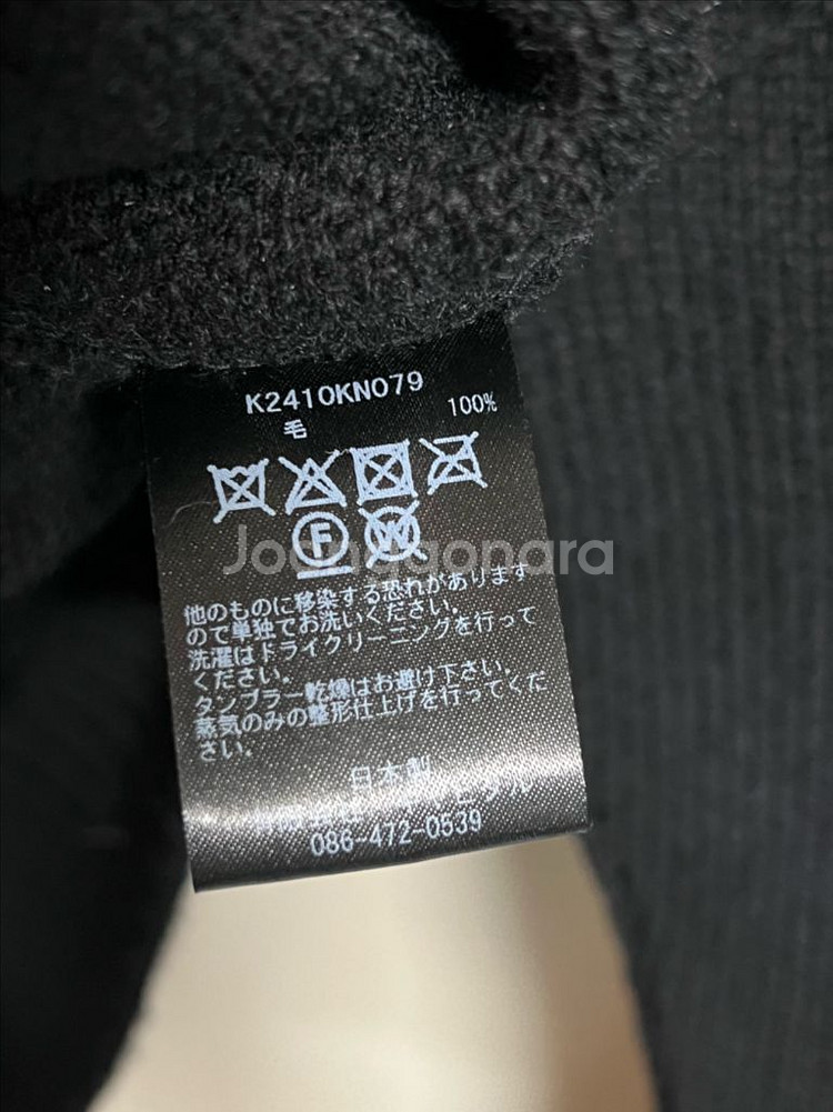 캐피탈 5G 울 본 후드 스웨터 블랙 3--5