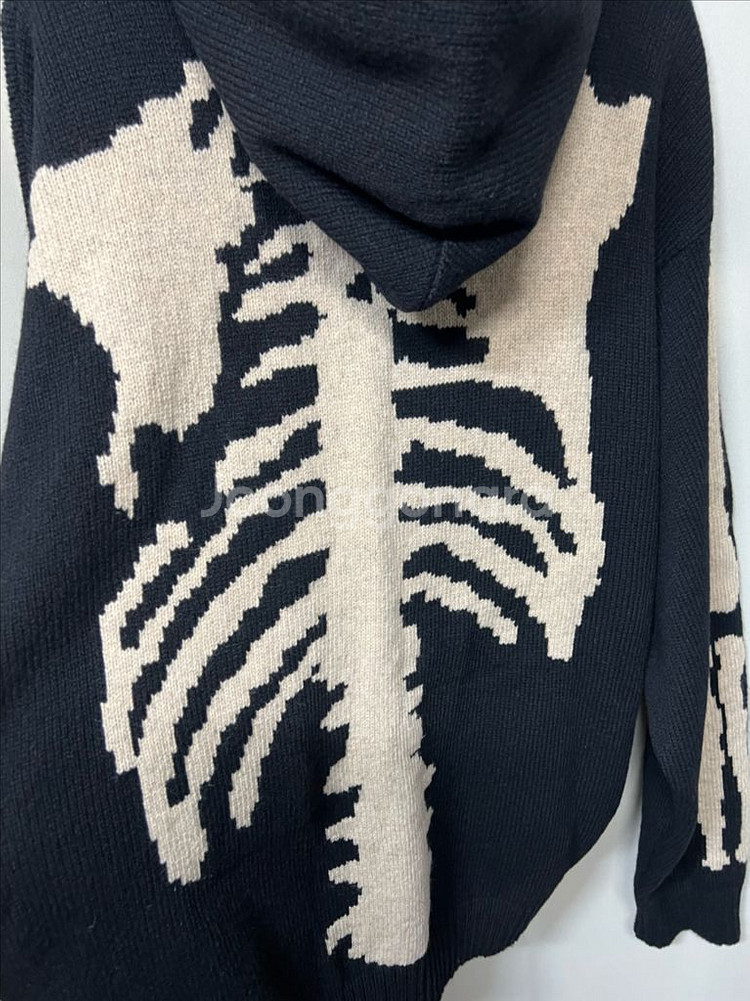 캐피탈 5G 울 본 후드 스웨터 블랙 3--3