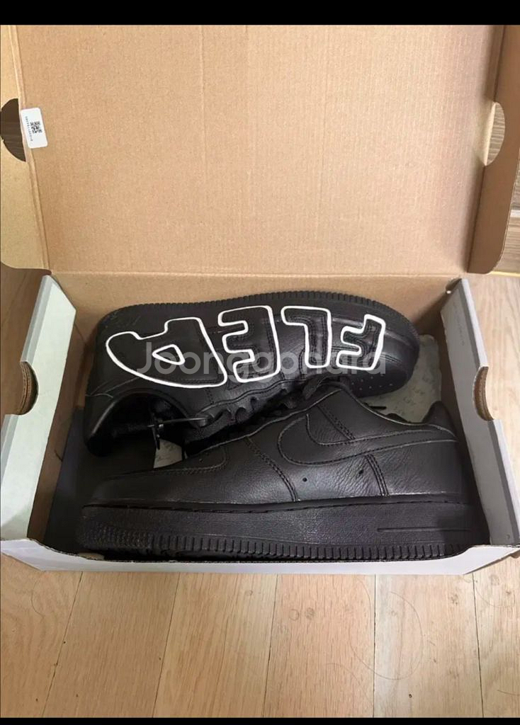 나이키 x CPFM 에어포스 1 로우 프리미엄 블랙--4